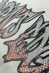 Oversize Crudo Heaven Edge Con Cristales Alto Gramaje