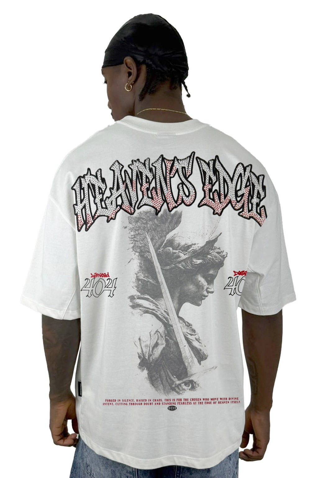 Oversize Crudo Heaven Edge Con Cristales Alto Gramaje