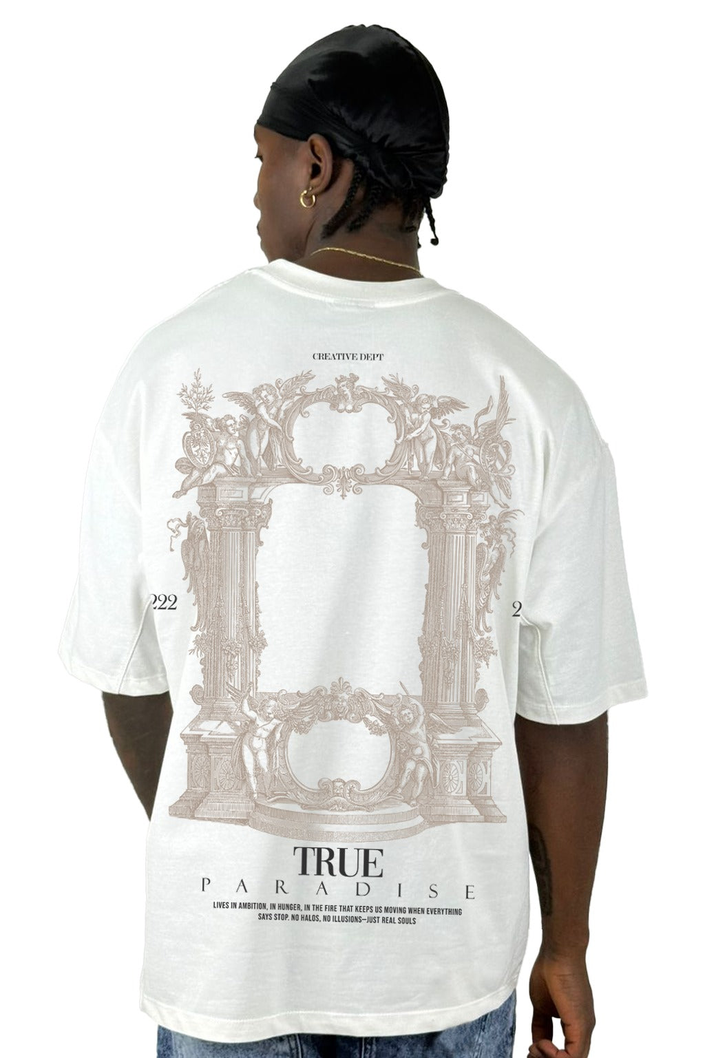 Oversize Crudo True Paradise Alto Gramaje