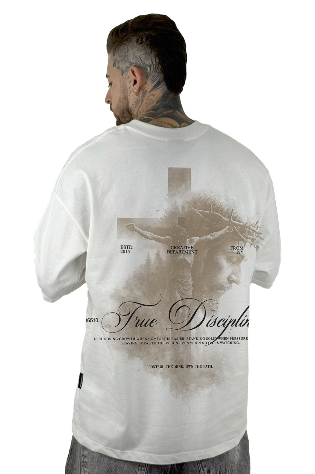 Oversize Crudo True Discipline Alto Gramaje