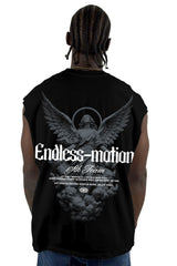 Camisilla Negra Endless Motion Alto Gramaje
