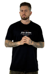 Camiseta Negra False Paradise Alto Gramaje
