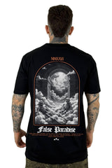 Camiseta Negra False Paradise Alto Gramaje