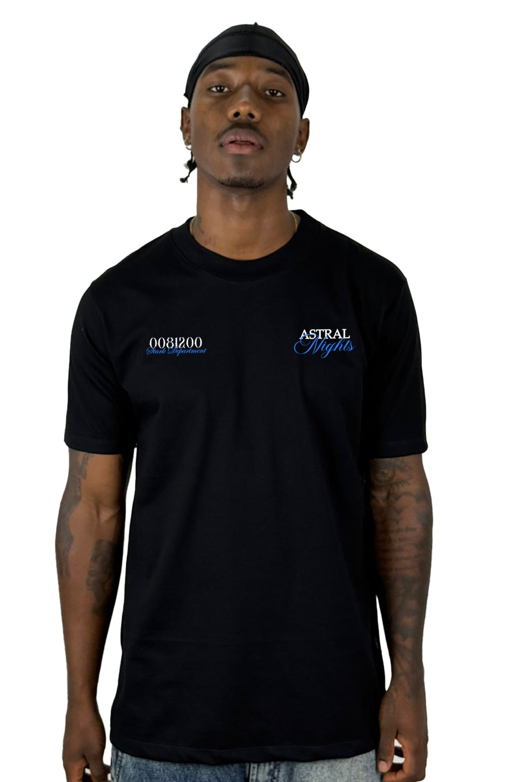 Camiseta Negra Astral Nights Alto Gramaje