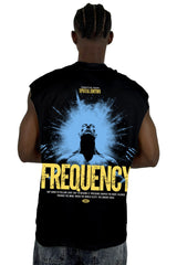 Camisilla Negra Frequency Alto Gramaje