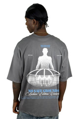 Oversize Gris Oscuro No Safe Ground Alto Gramaje