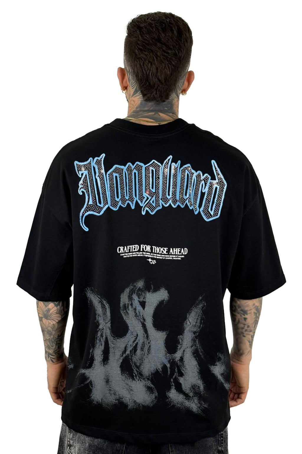 Oversize Negra Vanguard Cristales Alto Gramaje