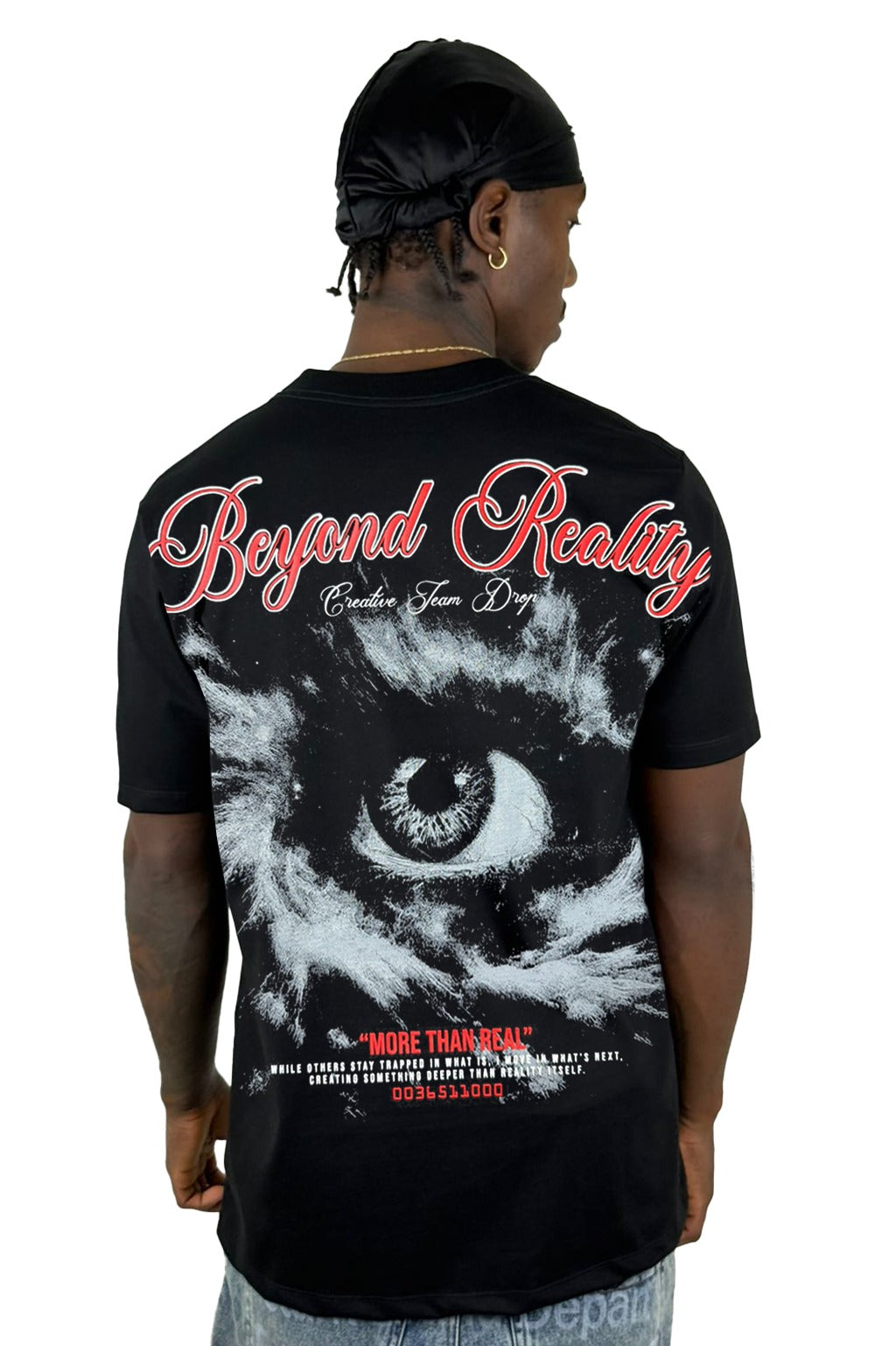 Camiseta Negra Beyond Reality Alto Gramaje