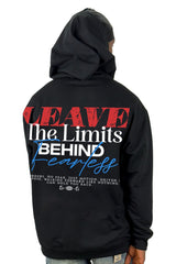 Buzo Capucha Negro Leave The Limits Behind