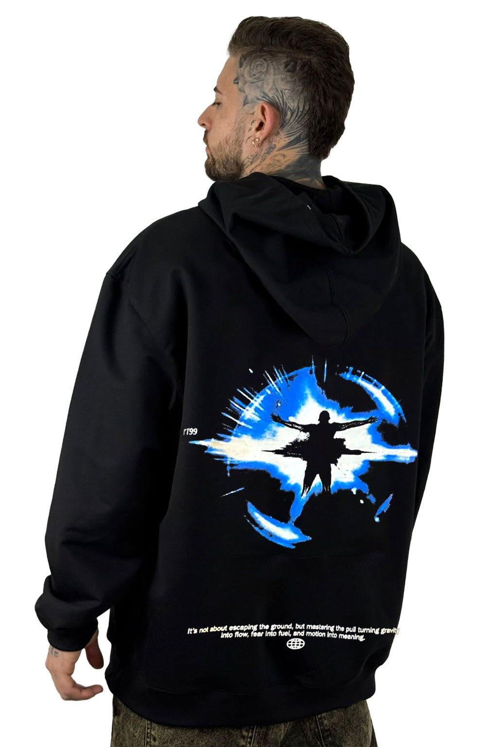 Buzo Capucha Negro Lucid Gravity