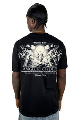 Camiseta Negra Angelic Order Alto Gramaje