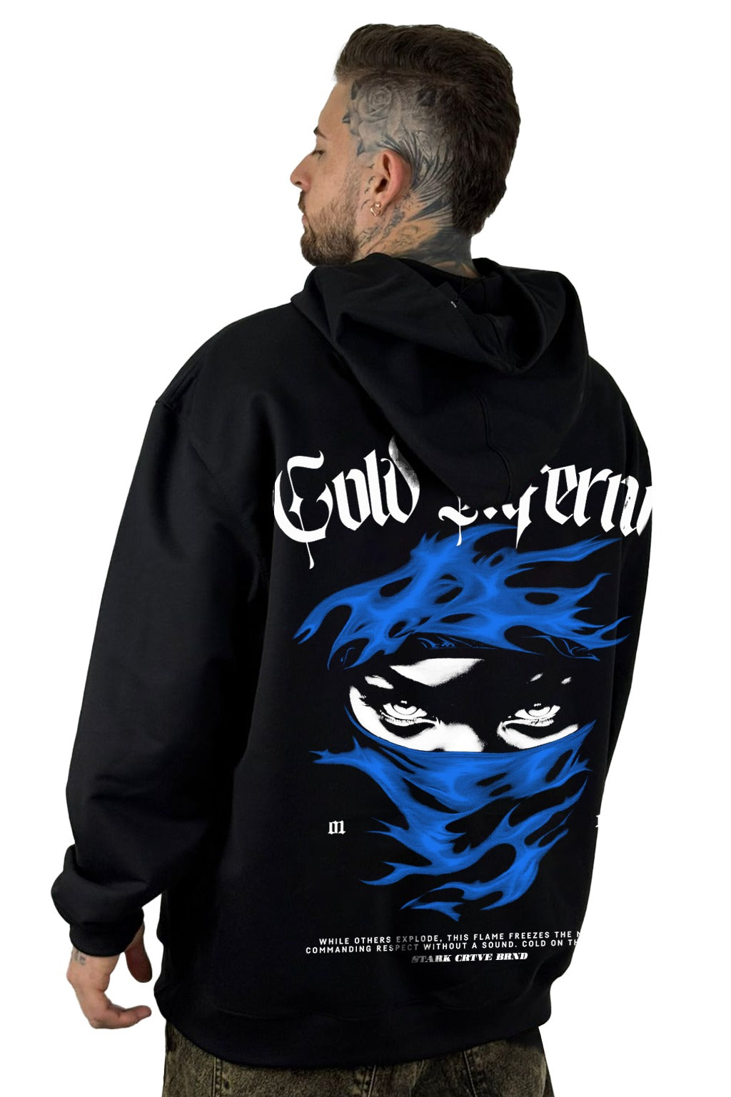 Buzo Capucha Negro Gold Inferno