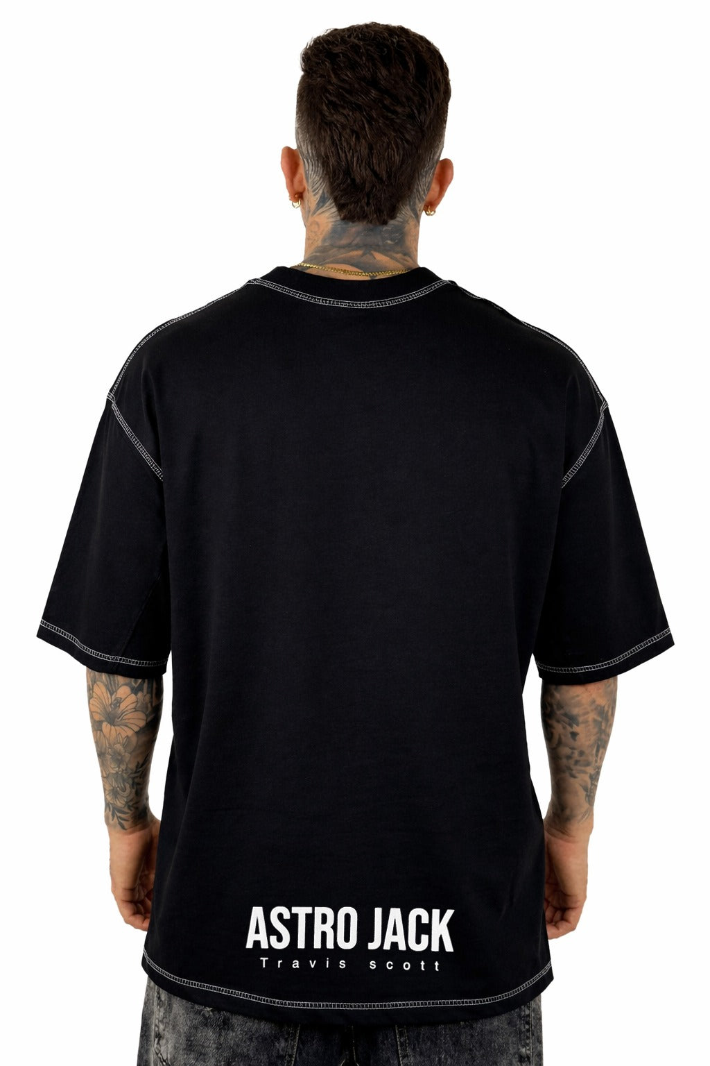 Oversize Negra Astro Jack Alto Gramaje