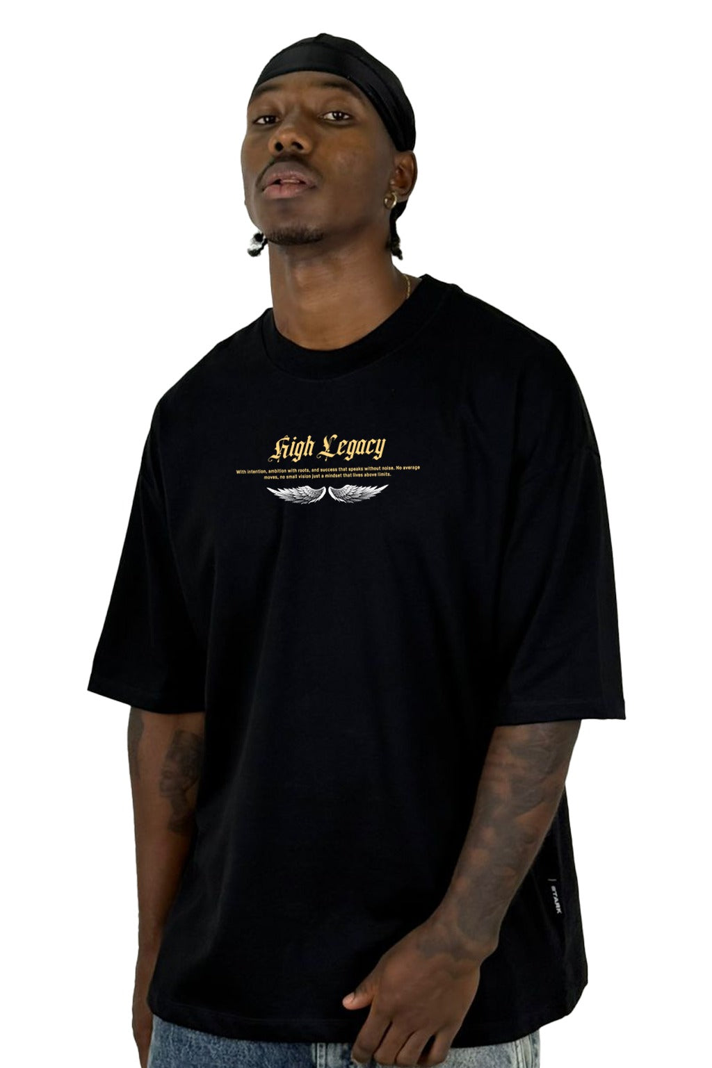 Oversize Negra High Legacy Alto Gramaje