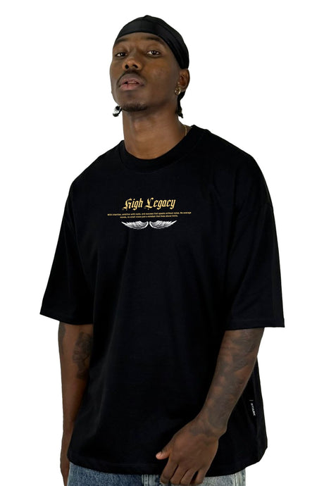 Oversize Negra High Legacy Alto Gramaje