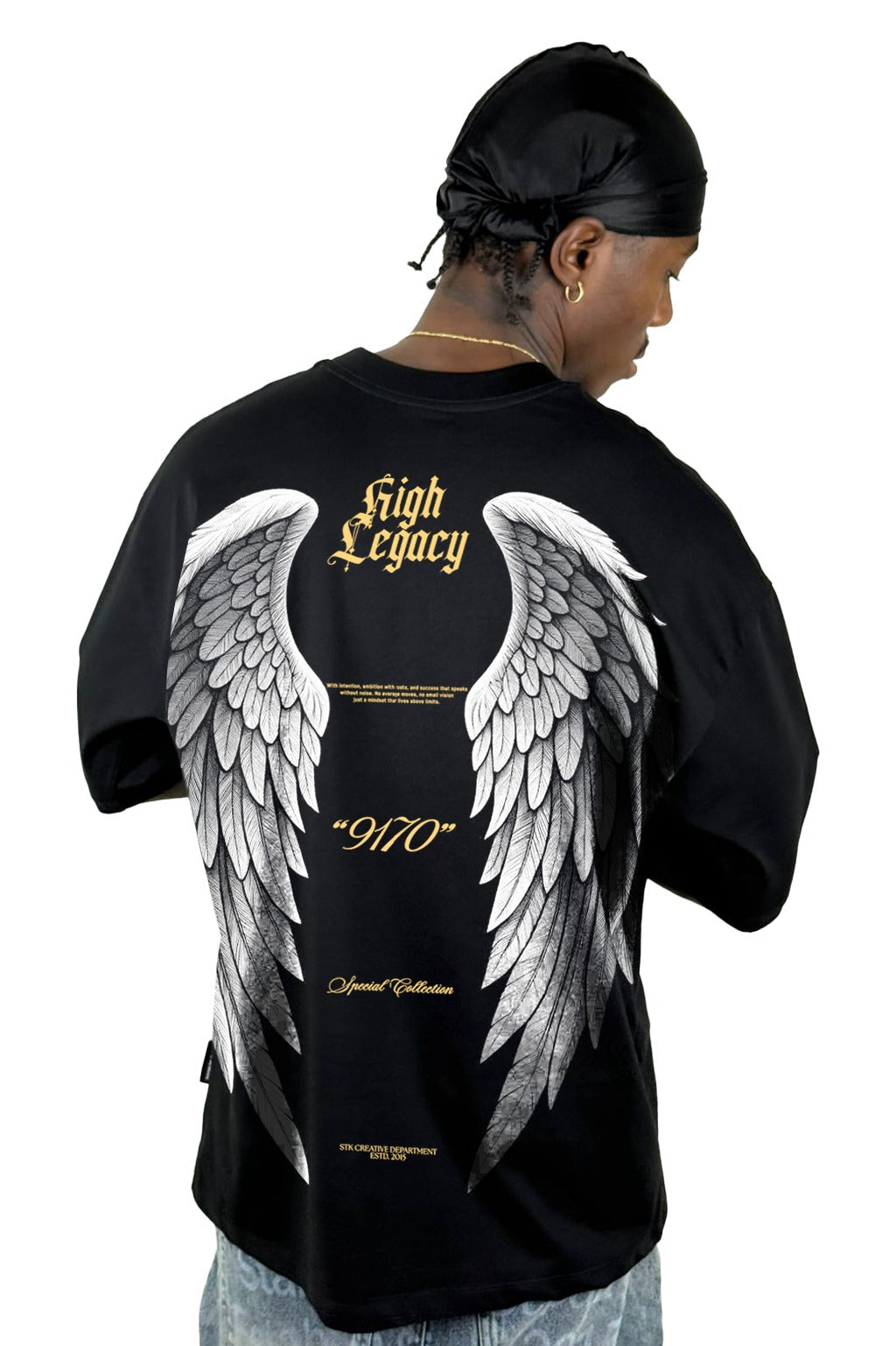 Oversize Negra High Legacy Alto Gramaje