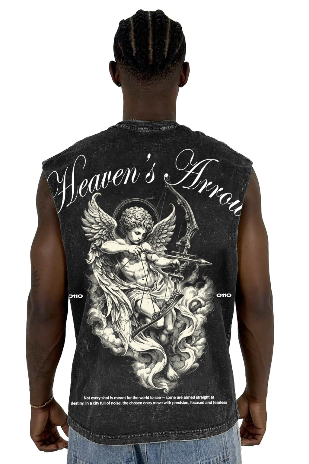 Camisilla sky Negra Heaven Arrou