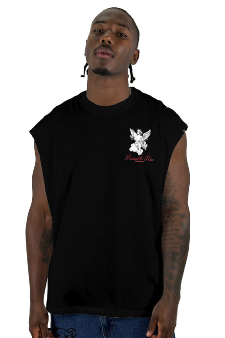 Camisilla Negra Raised To Rise Alto Gramaje