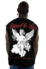 Camisilla Negra Raised To Rise Alto Gramaje