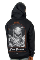 Buzo Capucha Negro False Paradise