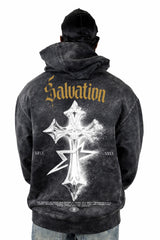 Buzo negro sky Salvation Cruz