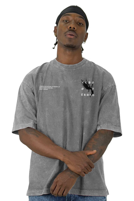 Oversize Sky Gris Echo Of Truth