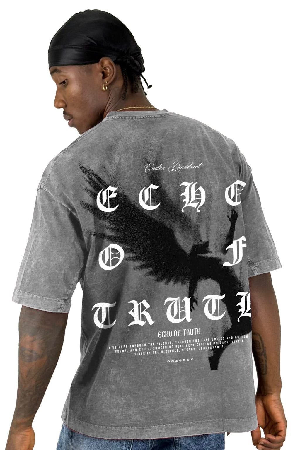 Oversize Sky Gris Echo Of Truth