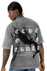 Oversize Sky Gris Echo Of Truth