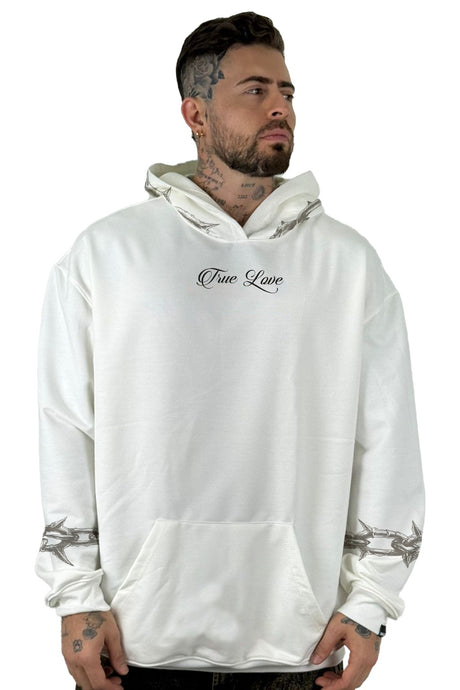 Buzo Capucha Blanco True Love