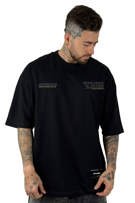 Oversize Negra Between Heaven And Earth Alto Gramaje