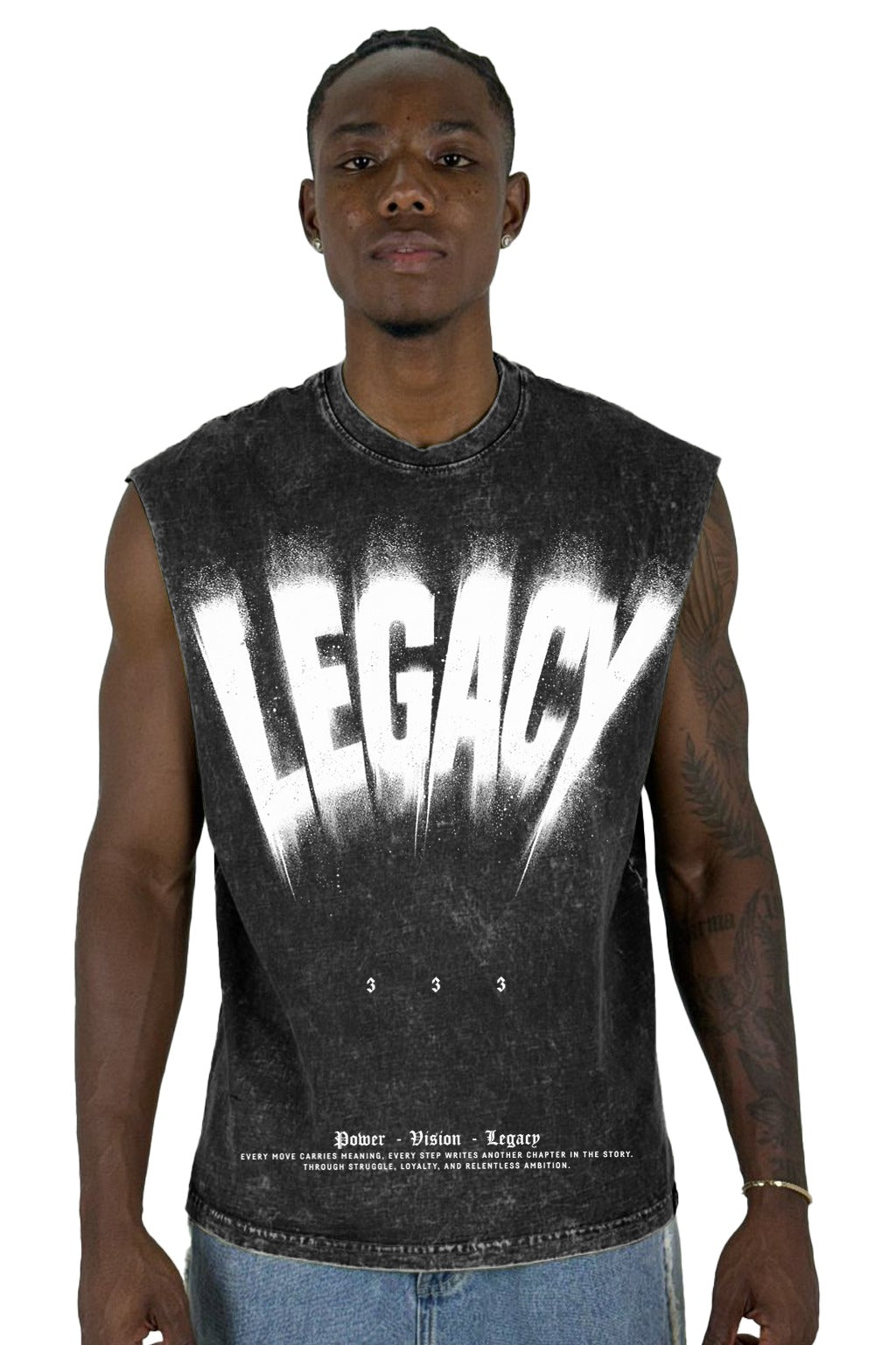 Camisilla sky Negra Legacy
