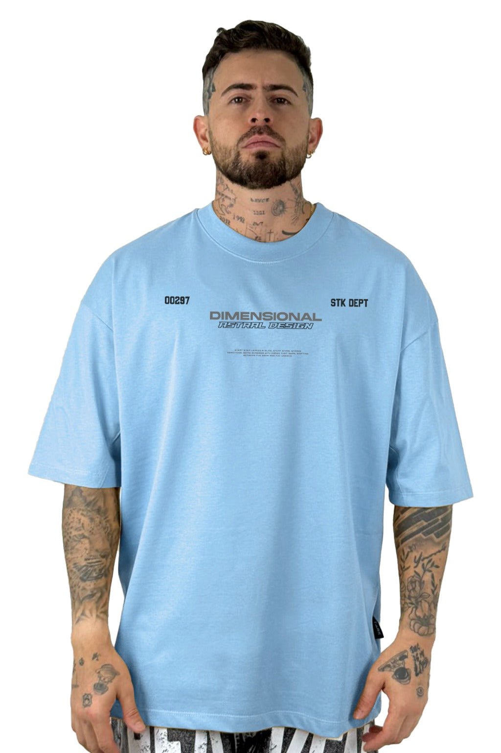 Oversize Azul Dimensional Alto Gramaje