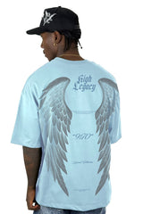 Oversize Azul High Legacy  Alas Alto Gramaje