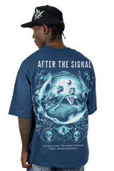 Oversize Azul After The Signal Alto Gramaje