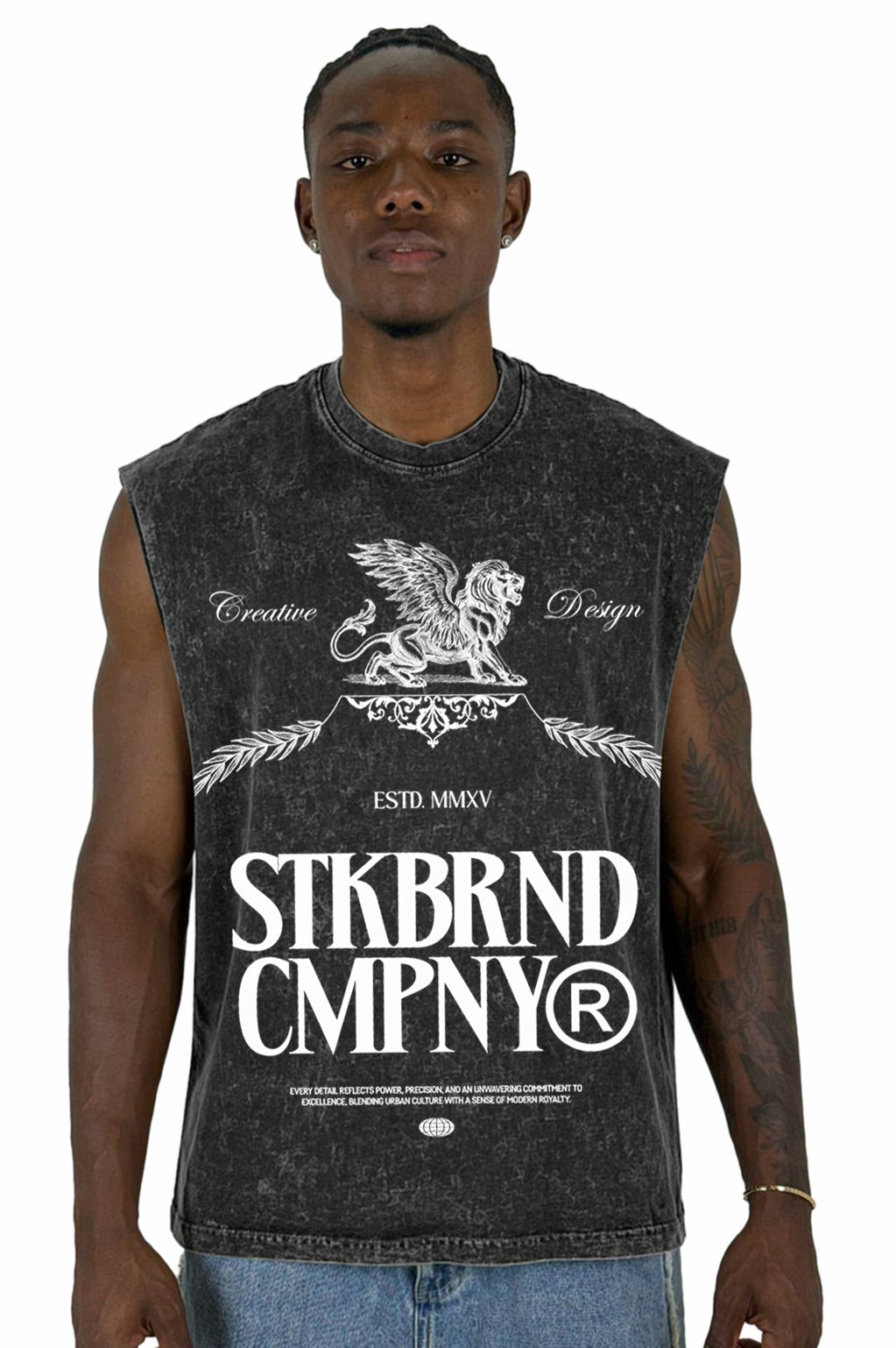 Camisilla sky Negra Stkbrnd Cmpny
