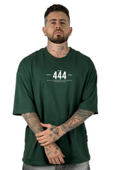 Oversize Verde 444 Faith Over Fear Alto Gramaje