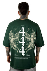 Oversize Verde 444 Faith Over Fear Alto Gramaje