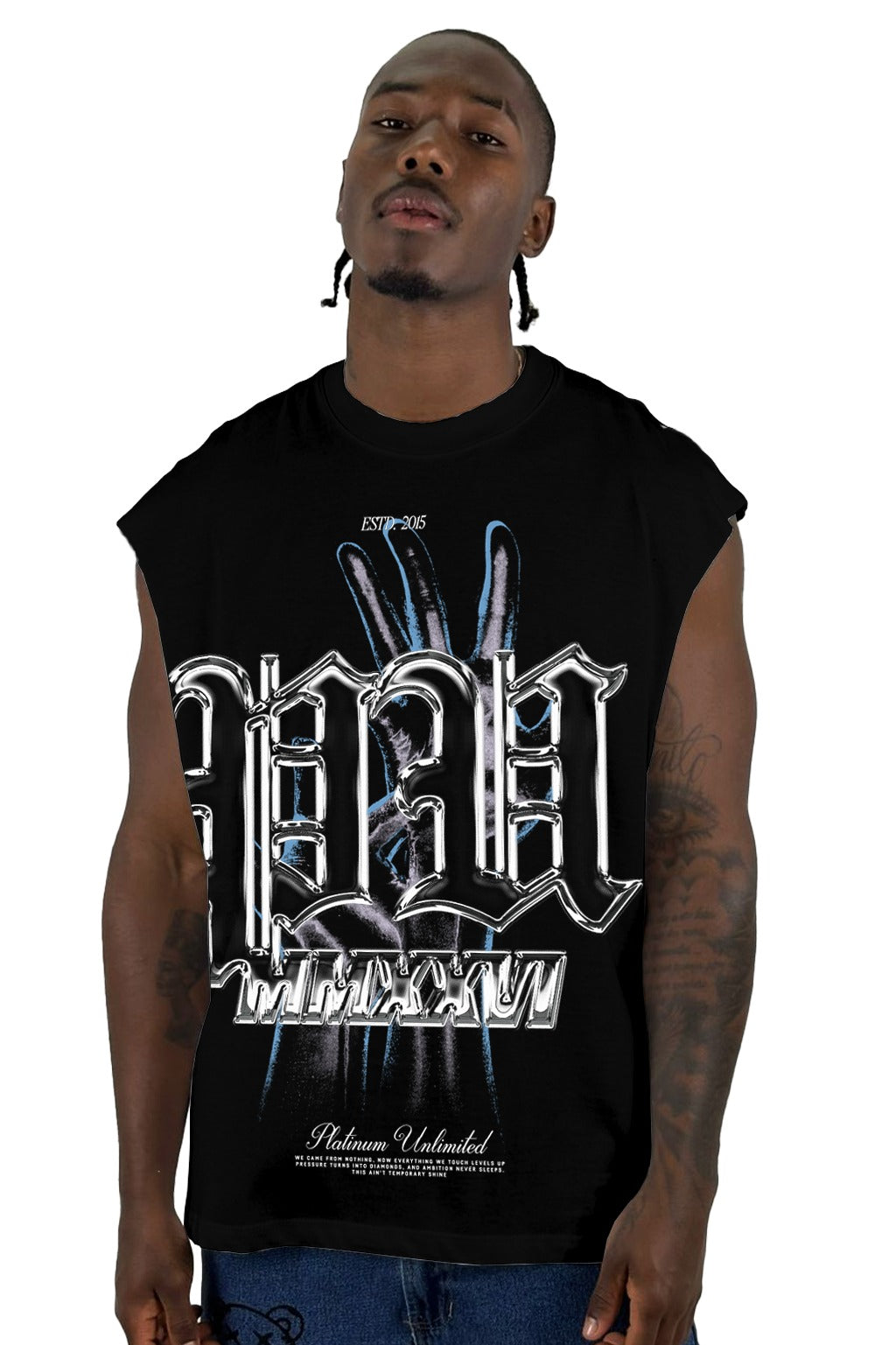 Camisilla  Negra Platinum MMXXV1 Alto Gramaje