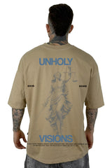 Oversize Beige Unholy Visions Alto Gramaje