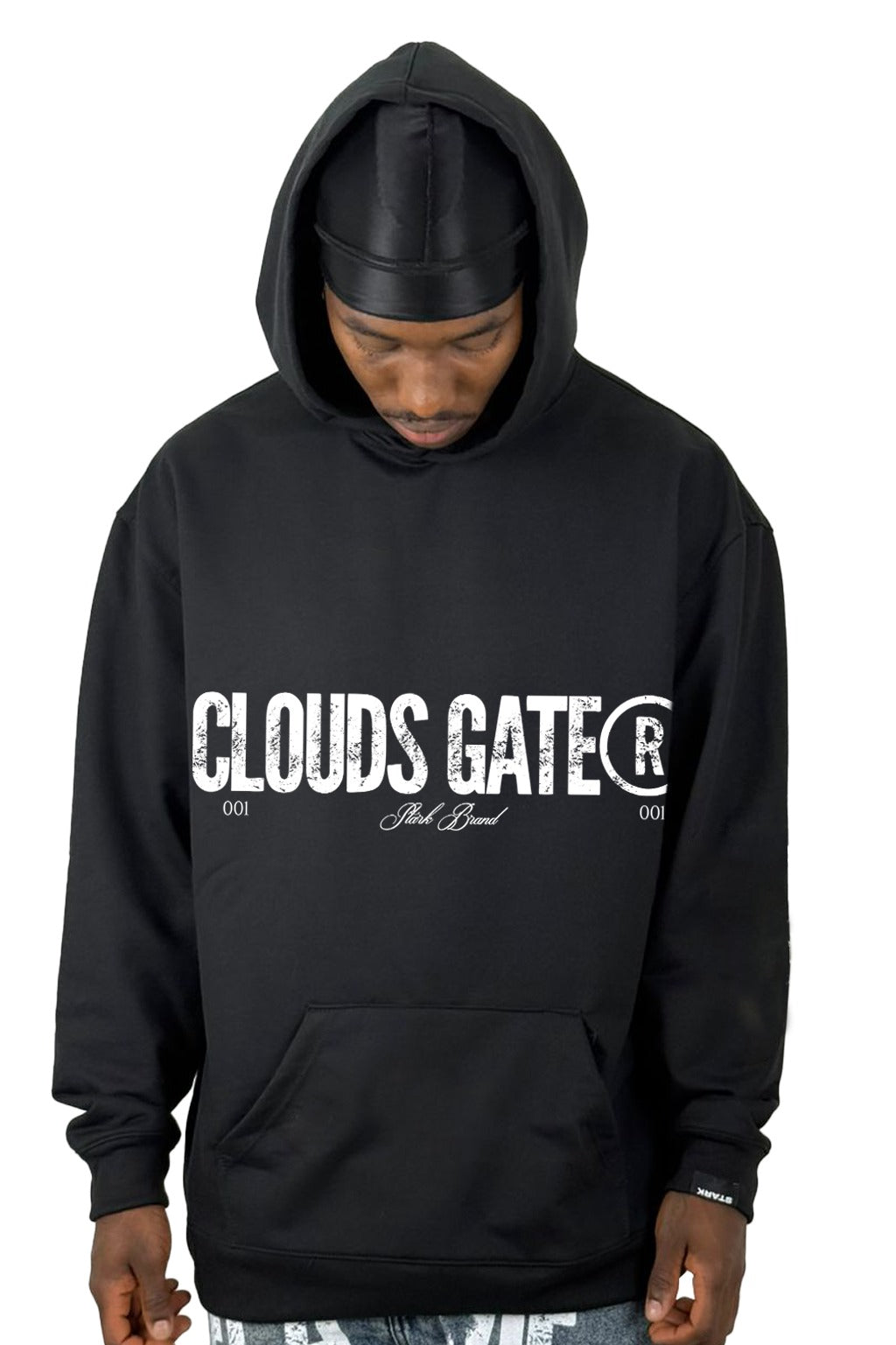 Buzo Capucha Negro Clouds Gate