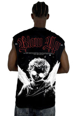 Camisilla Negra Blow Up Alto Gramaje