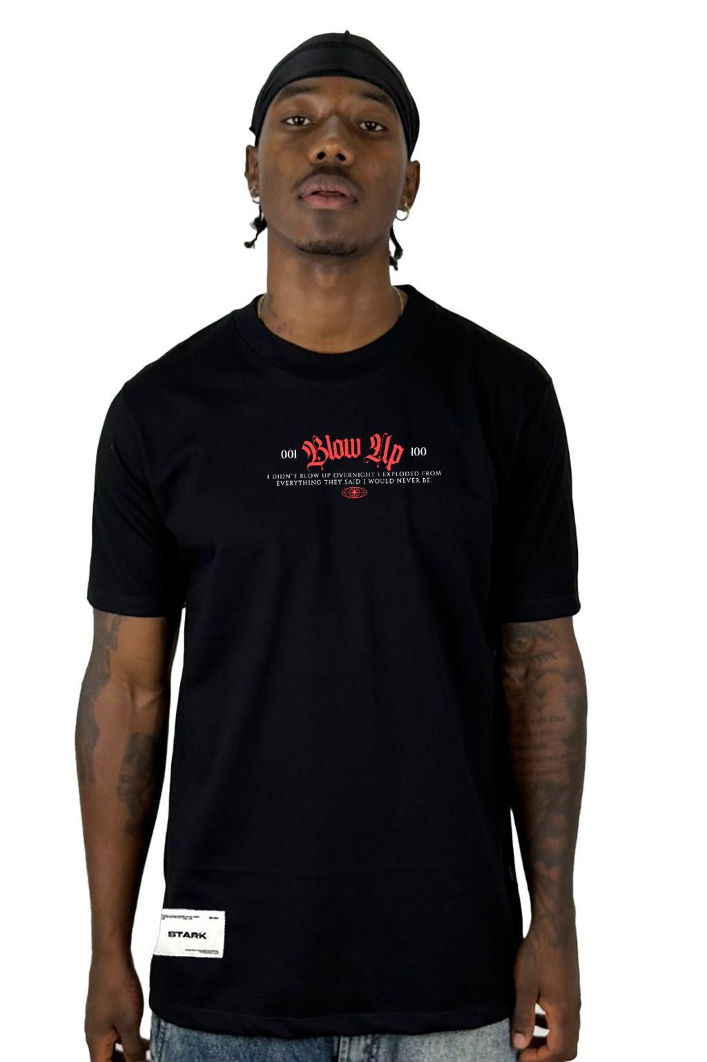 Camiseta Negra Blow Up Angel Alto Gramaje
