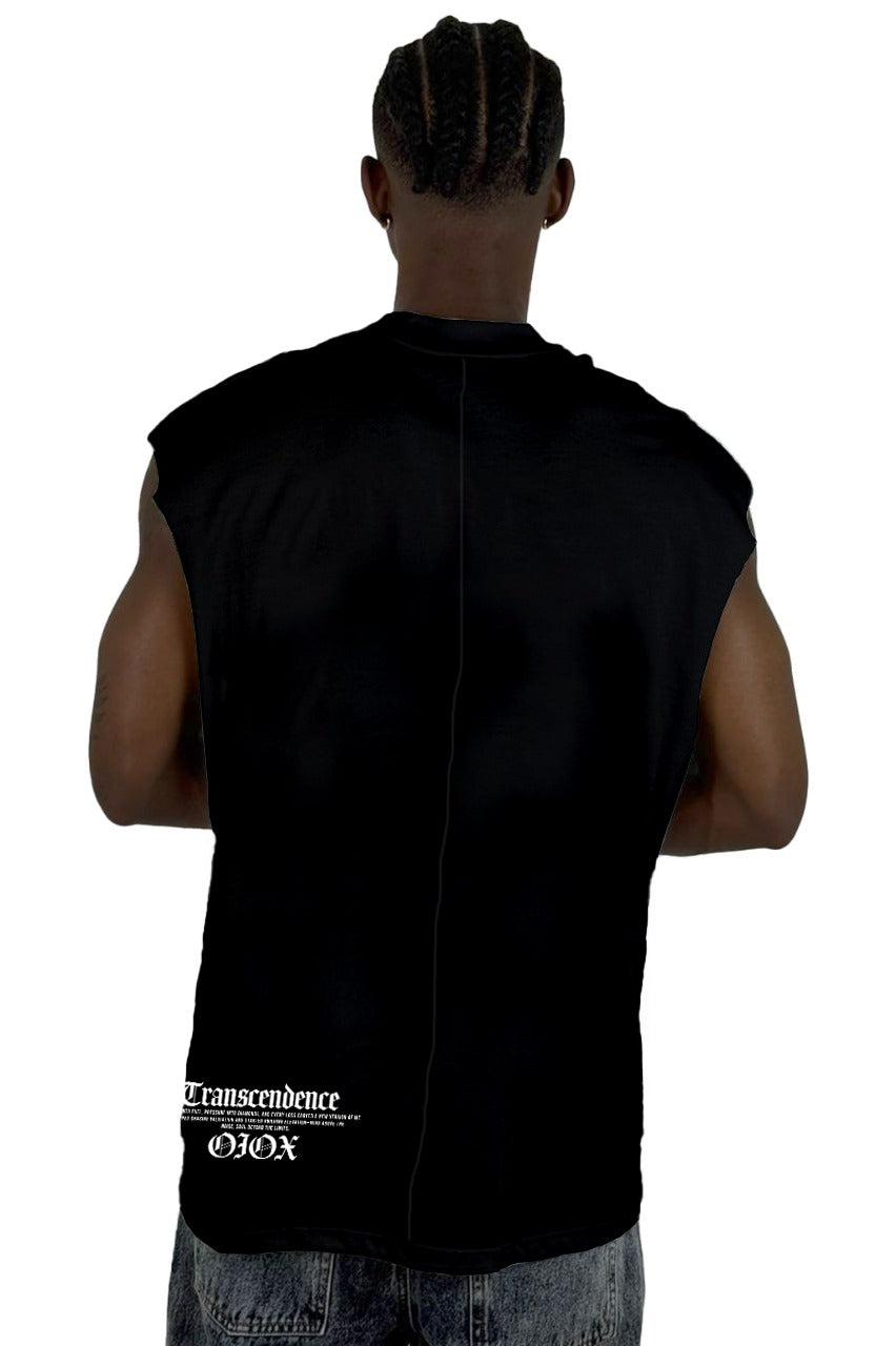 Camisilla Negra Trascendence Alto Gramaje