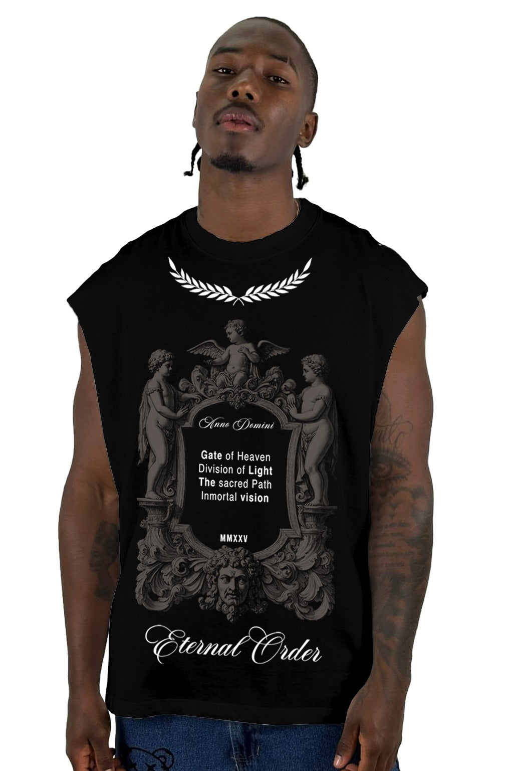 Camisilla Negra Eternal Order Alto Gramaje