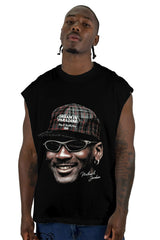 Camisilla Negra Michael Jordan Alto Gramaje