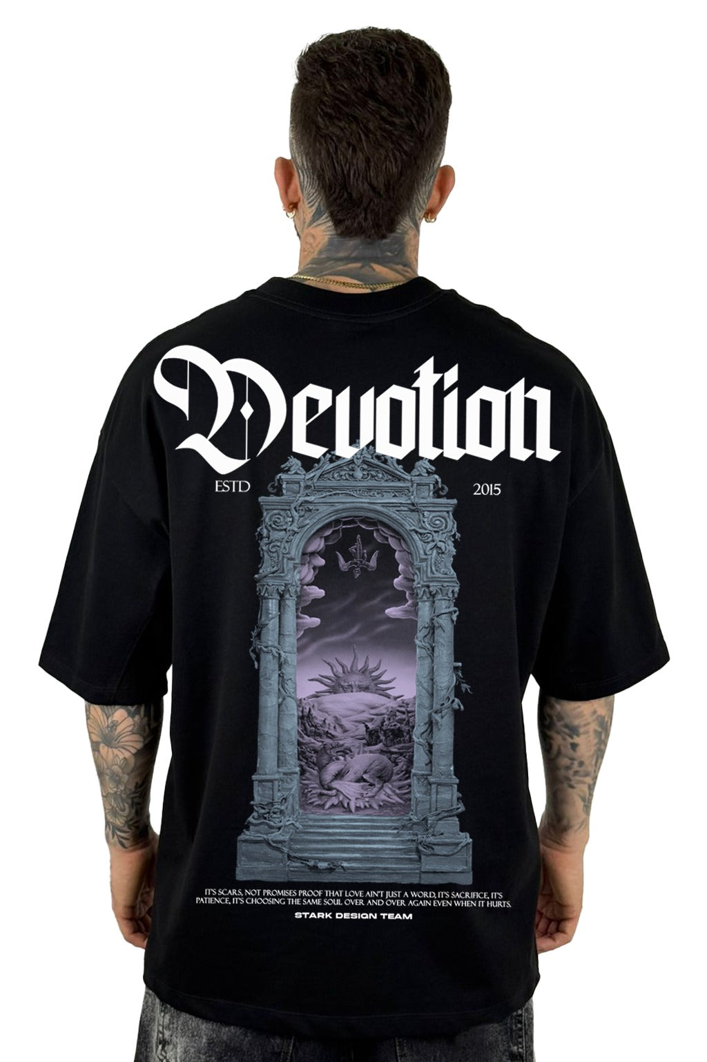 Oversize Negra Devotion Alto Gramaje