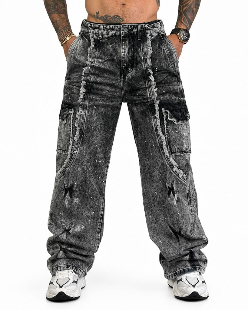 Jean baggy Corte Desmechado Chimer Foid