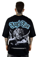 Oversize Negra Angel Rise Pedreria Alto Gramaje