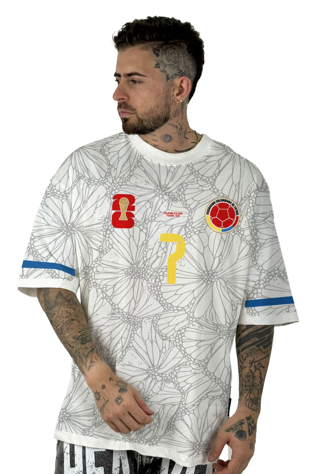 Oversize Crudo Luis Diaz 7 Mundial  Alto Gramaje