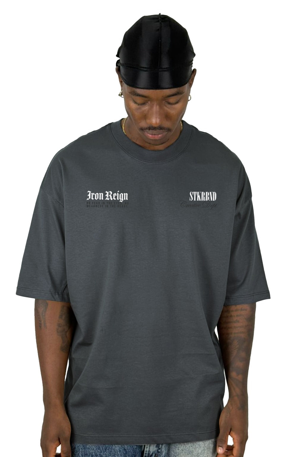 Oversize Gris Ibon Reign Alto Gramaje